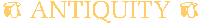 Antiquity logo